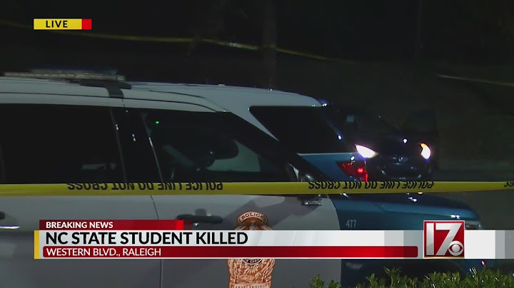 NC State student dies after shooting near Food Lion along Western Blvd. in Raleigh