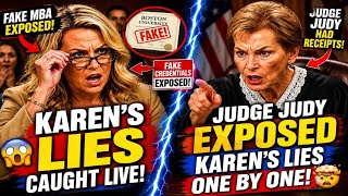 Judge Judy EXPOSED Karen’s Lies One By One — She Couldn’t Escape