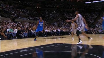 Duncan denies Durant at the rim!
