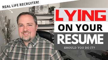 Should You Lie On Your Resume?