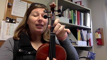 Viola instructional video  Ode to Joy