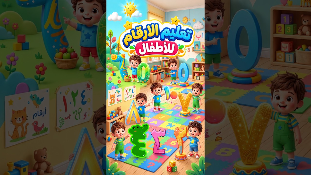 تعليم الأرقام للأطفال من 0 إلى 10 🔢 | هيا نتعلم الأرقام بالعربي بطريقة ممتعة | Baby Arabic