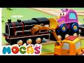 Full episodes of mocas little monster cars cartoons for kids toy trains for kids wooden railway