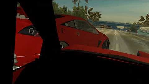 Need for Speed Undercover in VR circuit race1Cockpit view Oculus Rift