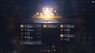 [ Black Desert Mobile ] Node War 2 Vs 1 ADRENALINE Vs HunterIndo & Alfheim ! HA 4% LEFT .. ?