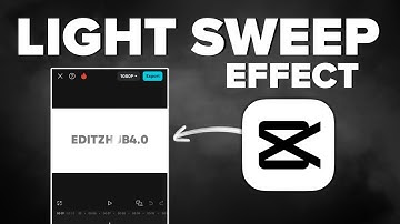 Light Sweep Effect | Mobile Capcut 📱