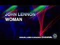 JOHN LENNON - WOMAN - Miguel Lobo [Karaoke]