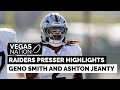 Geno Smith and Ashton Jeanty press conference highlights