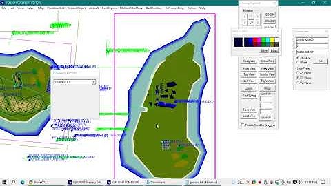 YS Flight Scenery Editor: Map Menu Part 1