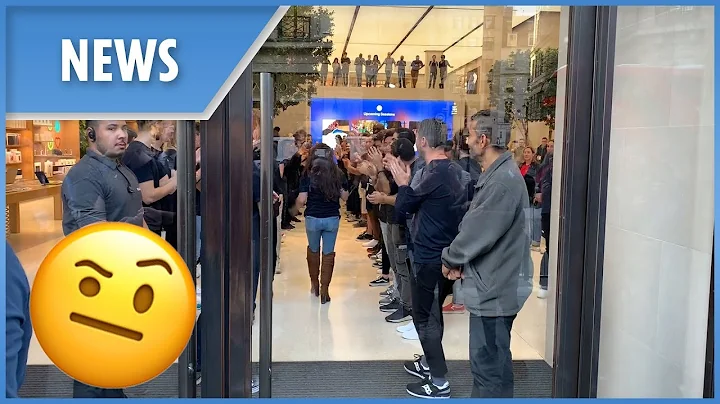 Apple staff's sales ritual at iPhone XS launch (London)