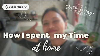 HOW I SPENT MY TIME AT HOME? 🏡| The art of slow living | DAILY VLOG PART 4