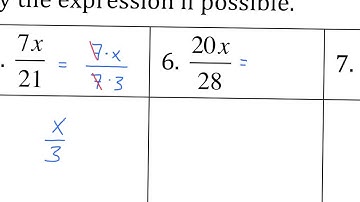 Alg2 Simplifying Rational Expressions A