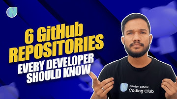 6 GitHub Repositories every Developer should know | Coding Monks | Newton School