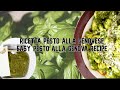 Ricetta Pesto alla Genovese -  Easy Pesto Sauce alla Genova Recipe (ENG SUB)