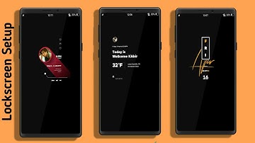 Lock screen Kwgt setup । How to Customize lock screen।  2021। kwgt setup lockscreen☀️