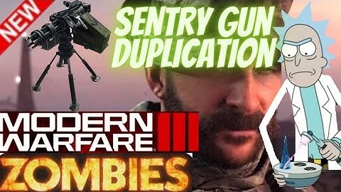 🔥NEW🔥Sentry Gun Duplication🔥Insane XP😱 MW3 Zombies Glitches🔥
