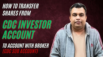 How to transfer your shares from CDC Investor Account to your account with broker (CDC Sub Account)
