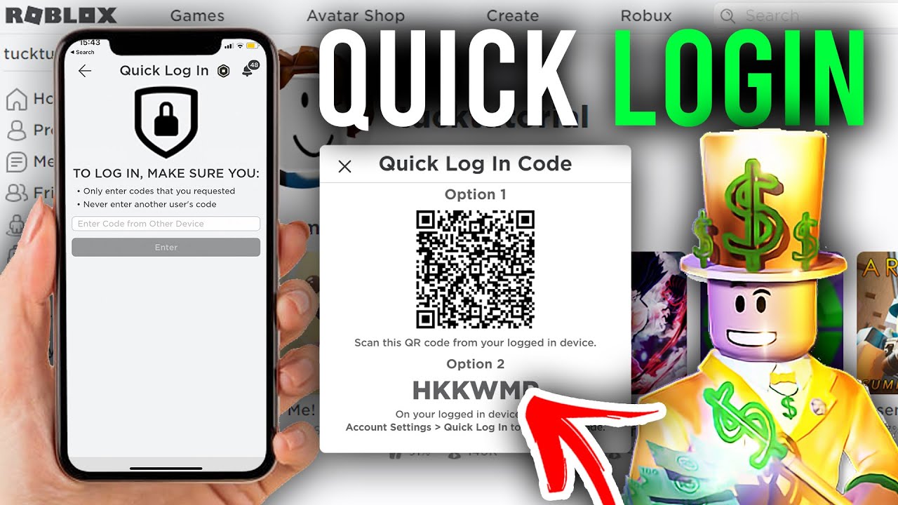 How To Use Quick Login On Roblox - Full Guide 