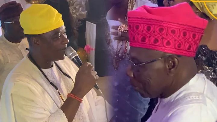 UNBELIEVABLE SEE HOW FORMER PRESIDENT OF NIGERIA GEN.OLUSEGUN OBASANJO SURPRISE WASIU AYINDE ON STAG