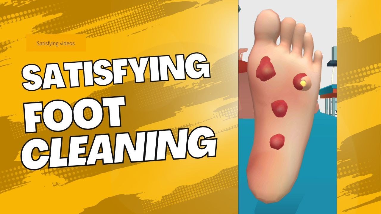 Satisfying ASMR Mouth and Foot Cleaning satisfying video YouTube