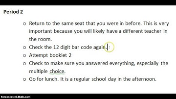 Period 3 - OSSLT News Report Practice 2014