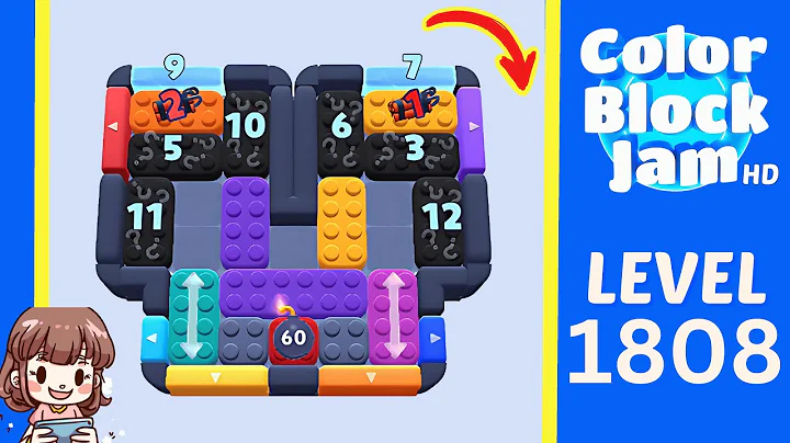 Color Block Jam Level 906 (1808) Solution Walkthrough