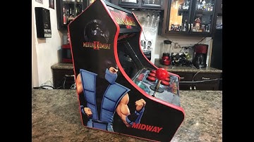 10” Mortal Kombat II Mini Arcade Machine with Hyperspin & 8,000 games, MK1 Arcade Gameplay