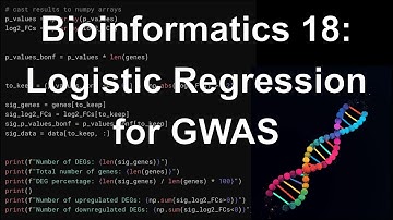 Intro to Bioinformatics 18: Logistic Regression Review (OPTIONAL)