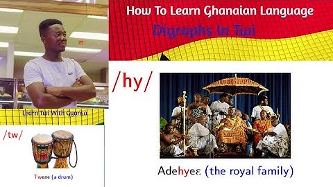 How To Learn Twi Digraphs/Digraphs In Twi (Lesson 5)