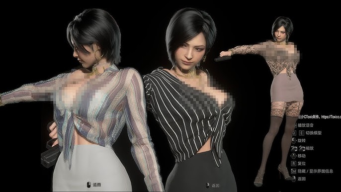 Resident Evil 4 Remake Ashley KDA Ahri ALL OUT MOD at Resident