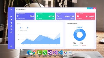 Definitieve moderne gebruikersinterface - Aero Snap-venster, formaat wijzigen, schuifmenu - C#, W...
