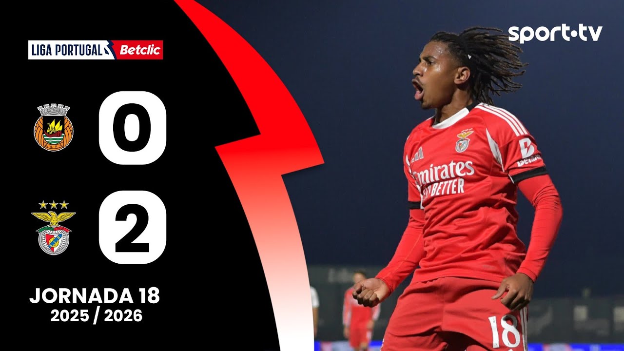 Resumo: Rio Ave 0-2 Benfica - Liga Portugal Betclic | sport tv