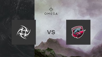 NiP vs FlyToMoon - Map1 | Eu-VODs | WePlay! OMEGA League