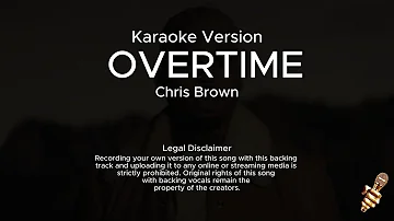 Chris Brown - Overtime (Karaoke Version)