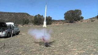 Model Rocket with Strap-on Boosters