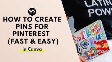 How to create Pins for Pinterest in Canva (Fast & Easy)