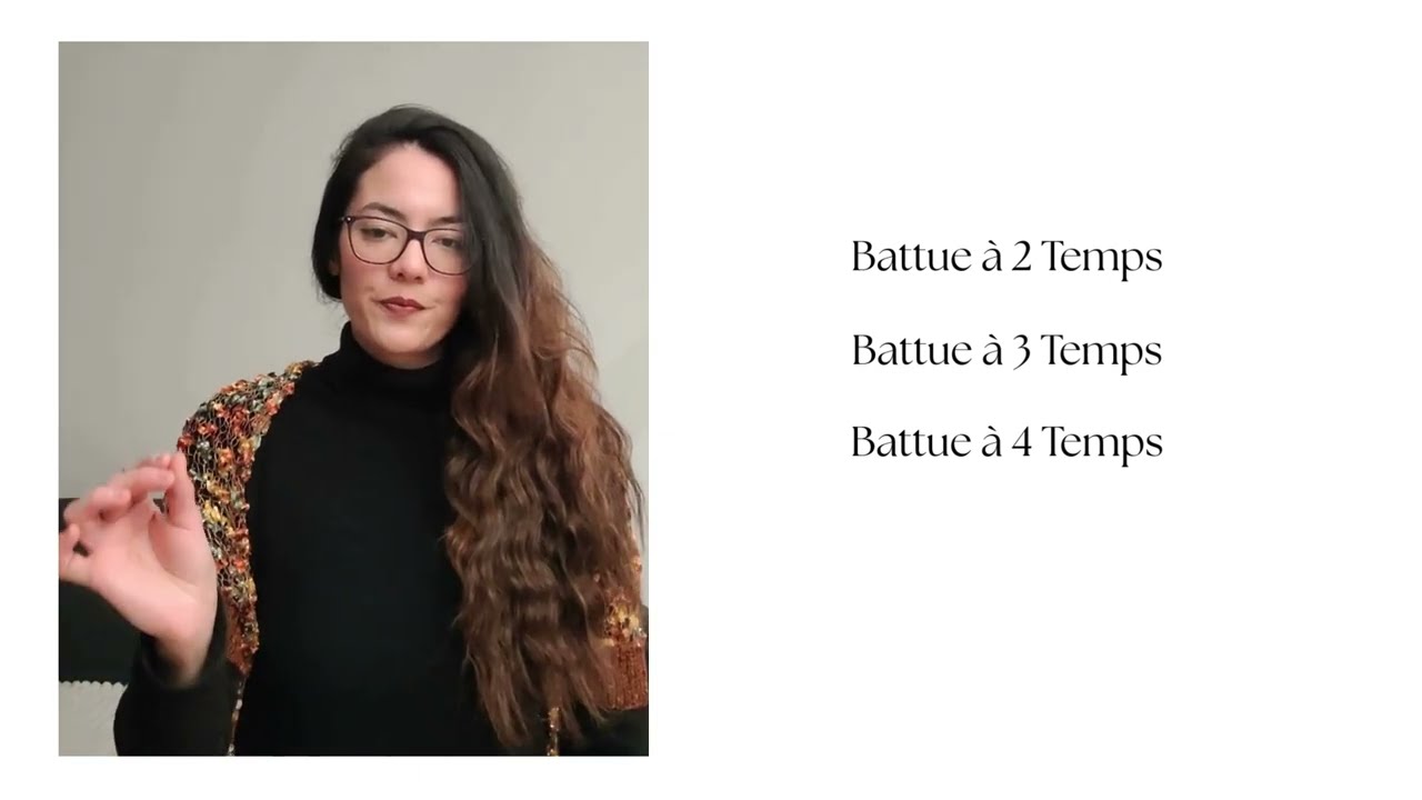 La battue du chef d'orchestre