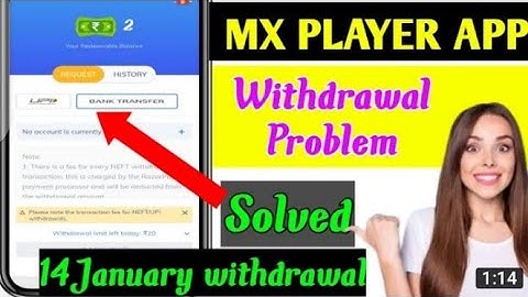 Mx player withdraw problem solve/Mx player se withdraw kaise kare