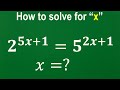 Algebra | Can You Solve This Math Problem For x ? | Math Olympiad Problem.