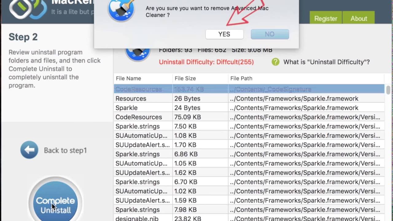 remove advanced mac cleaner 2018