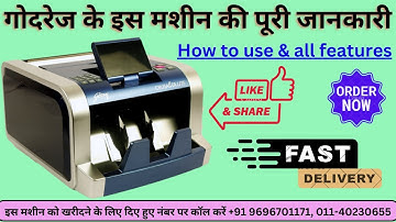 Godrej crusader lite note counting machine review 2026 || Godrej note counting machine dealers
