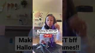Making an Iconic Halloween Costume for my Bestie and Me // EPISODE 5  #shorts