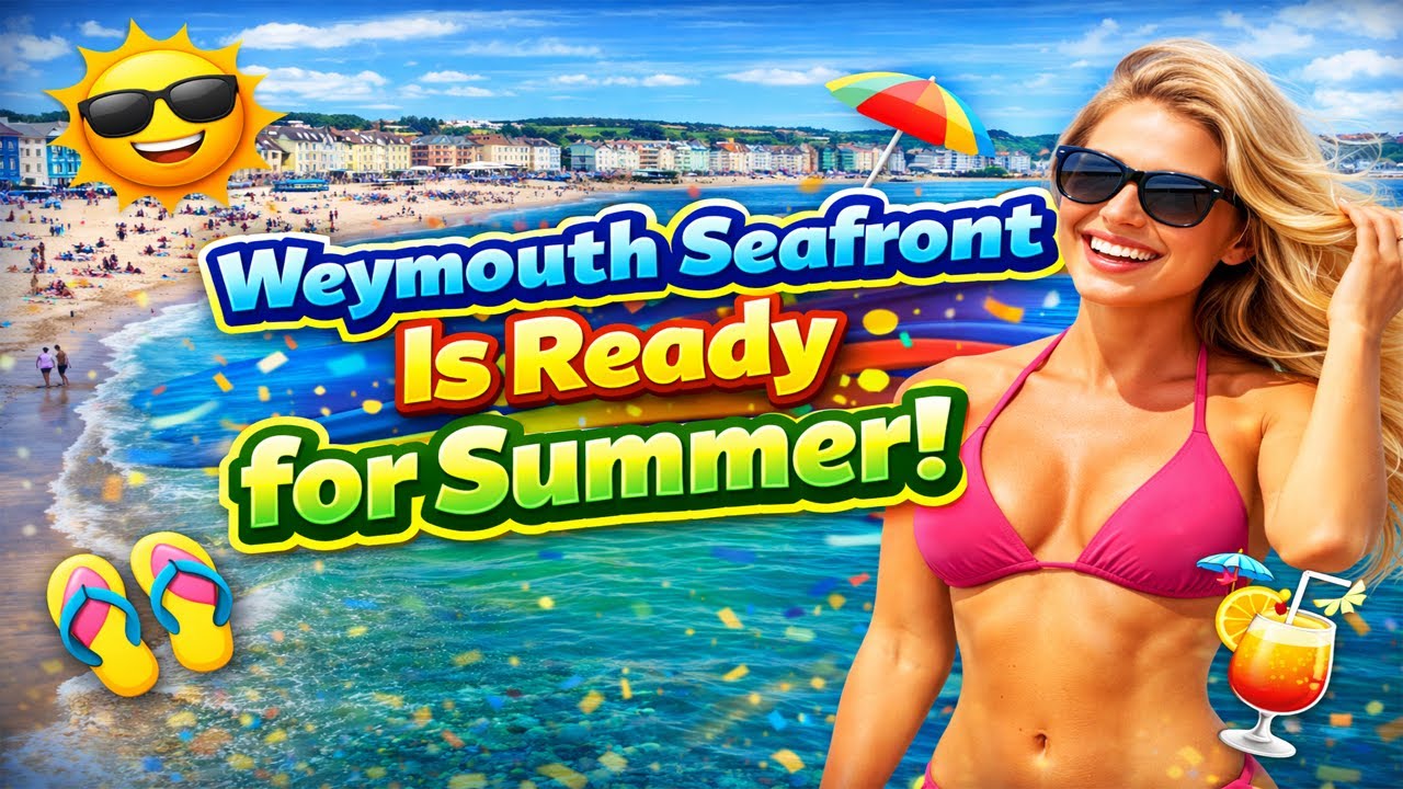 WEYMOUTH UK: Ready For Summer ☀️ Weymouth SEAFRONT