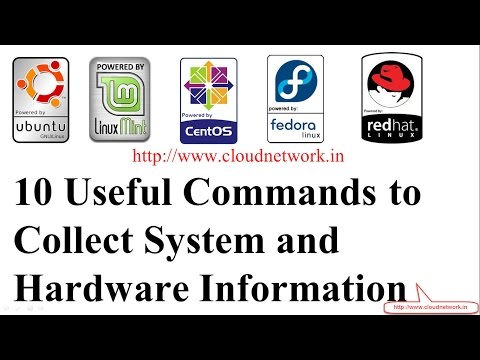 10 Useful Commands to Collect System and Hardware Information  in Redhat Linux 7 & Ubuntu 15.04