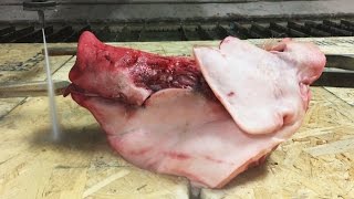 Pig Head vs 60,000 PSI Waterjet