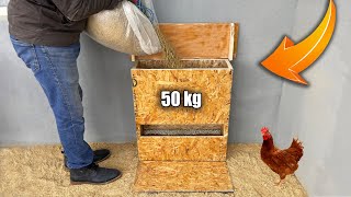 Sıradışı Fikir | 50 Kg Otomatik Tavuk Yemliği Yapımı