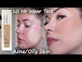 Maybelline Superstay Full Coverage Foundation WEAR TEST on acne prone & oily skin