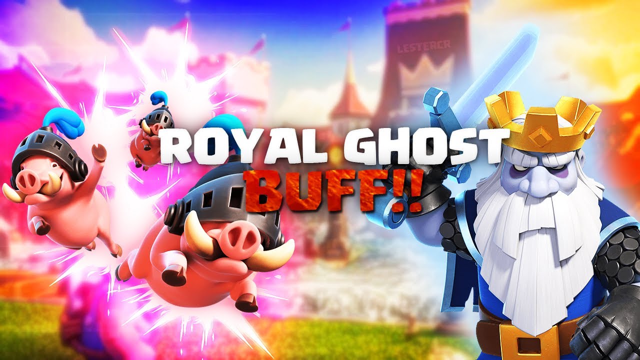 Royal Ghost Buff Best Royal Ghost Deck Clash Royale Youtube