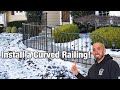 Installing a Custom CURVED Wrought Iron Railing (Product Showcasing and Full Tutorial!)