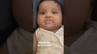 baby drooling and blowing bubbles #baby #cute #babyvideos #kids #comedy #babygirl